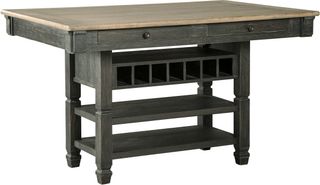 Signature Design by Ashley® Tyler Creek Brown Counter Height Dining Table with Gray Base