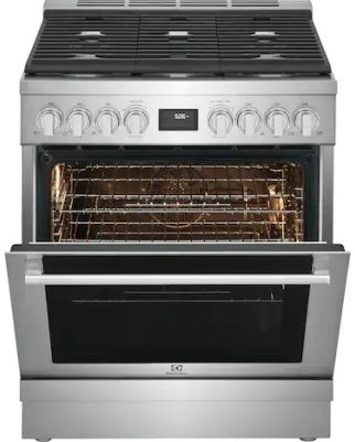 Electrolux 30" Stainless Steel Dual-Fuel Freestanding Range-4