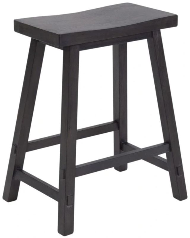 Liberty Furniture Creations II Slate 24" Sawhorse Counter Stool-0
