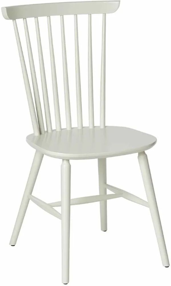 Liberty Furniture Capeside Cottage Porcelain White Spindle Back Side Chair-0