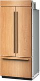 KitchenAid® 36" 20.8 Cu. Ft. Panel Ready Built-In French Door Refrigerator with Platinum Interior-2