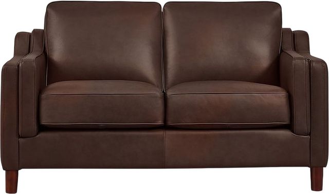 Aurora Furniture Bella Chestnut Stationary Loveseat-0