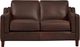 Aurora Furniture Bella Chestnut Stationary Loveseat-0