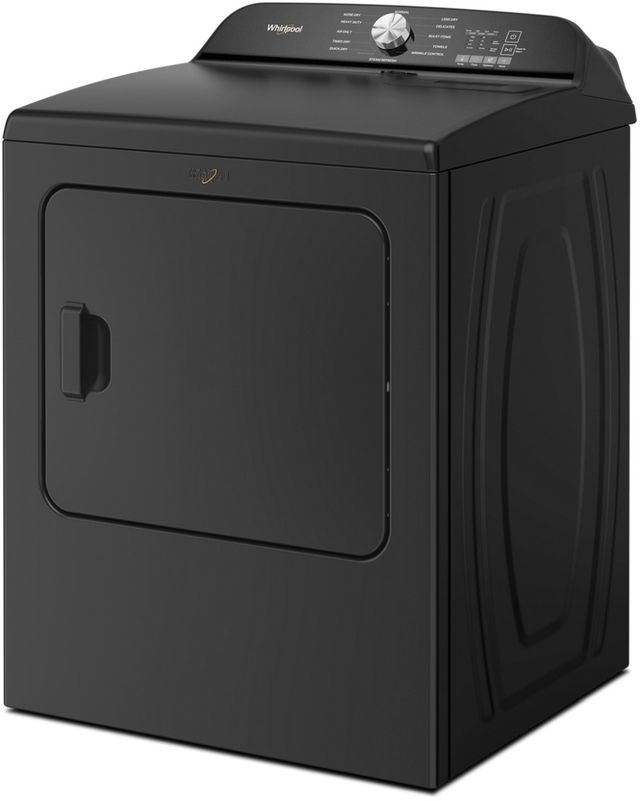Whirlpool® 7 Cu. Ft. Volcano Black Front Load Electric Dryer with Moisture Sensor-4