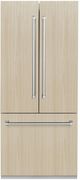 ZLINE 36" 19.6 Cu. Ft. Stainless Steel Panel Ready Built In Bottom Freezer Refrigerator-0
