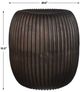 Uttermost® Vector Ridge Dark-Weathered Indoor-Outdoor Planter-2