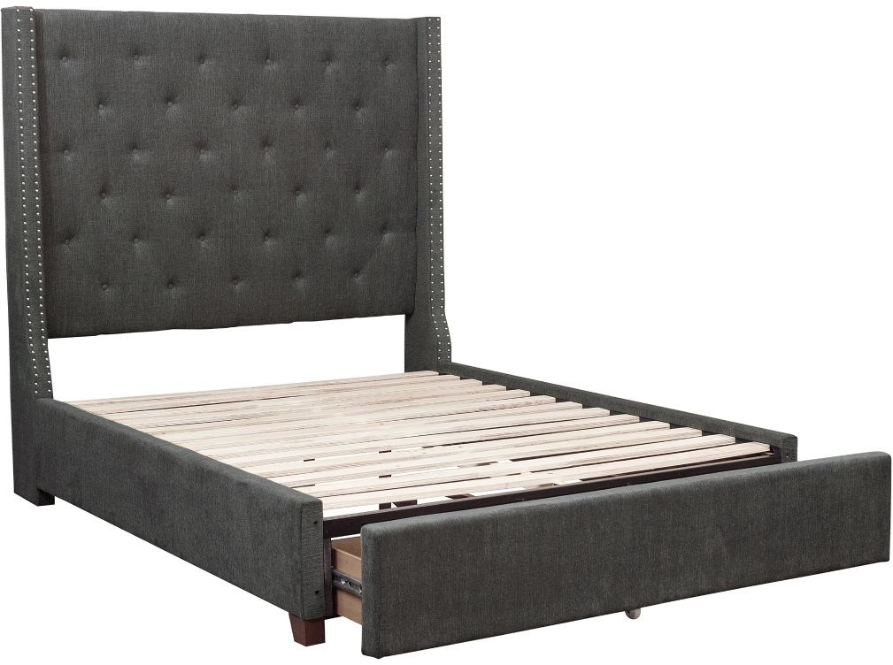 小物 N STORE22AWneighborhood CHAMBER EAGLE Homelegance® Fairborn Dark Gray California King Platform
