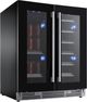 XO 30" Black Glass Built In Beverage Center and Wine Cooler-2
