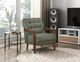 Homelegance® Crafton Green/Walnut Accent Chair-1