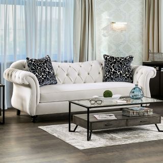 Furniture of America® Antoinette White Sofa