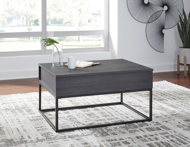 Signature Design by Ashley® Yarlow Black Lift-Top Coffee Table-3