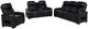 Coaster® Zuma 3-Piece Black Power Sofa Set with Power Headrest-0