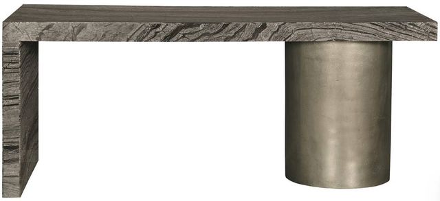 Bernhardt Linea Gunmetal/Textured Graphite Desk-2
