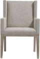 Bernhardt Linea Cerused Greige/Gray Dining Arm Chair-4