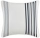 Olliix by Madison Park Newport Black 20x20" Printed Stripe 3M Scotchgard Outdoor Square Pillow-0