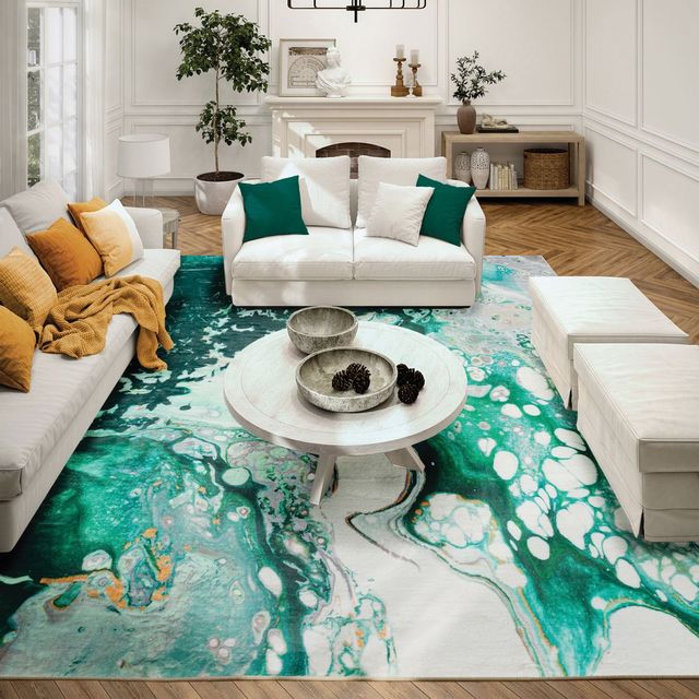 Dalyn™ Rug Company Kikiamo KK10 Emerald City 5'x8' Area Rug-3