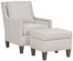 Fairfield® Customizable Kelly Ottoman with Tapered Leg-1