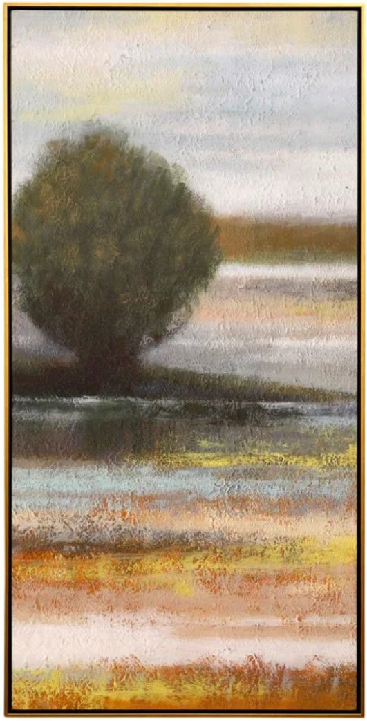 Stylecraft Norman Wyatt Home Ivy Stone Lake II Wall Art-0