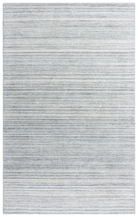 Rizzy Home Seasand Light Gray 5'x8' Rectangular Rug-0