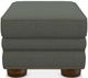 La-Z-Boy® Pembroke Kohl Ottoman with Brass Nailhead Trim-2