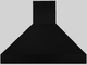Vent-A-Hood® 36" Black Wall Mounted Range Hood-0