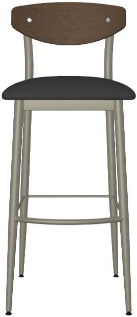 Amisco Customizable Hint Upholstered Bar Stool-1