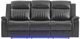 Global Furniture USA U8879 Blanched Charcoal Power Reclining Sofa with LED-3