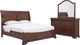 Elements International Phillipe 3-Piece Cherry King Bedroom Set-0