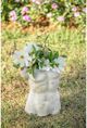 A & B Home Gray Small Greek Torso Planter-5