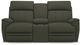 La-Z-Boy® Talladega Charcoal Power Reclining Loveseat with Console-0