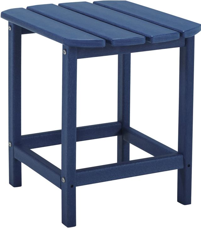 Signature Design by Ashley® Sundown Treasure Blue Polyethylene Outdoor End Table-0