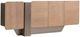 Michael Amini® Bristol Point Saddle Brown Console Table -0