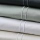 Malouf® 600 TC Egyptian Cotton Chocolate Queen Bed Sheet Set-3