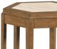 Kincaid® Brookside-Acquisitions Blond Top Chairside Table with Travertine Base-0