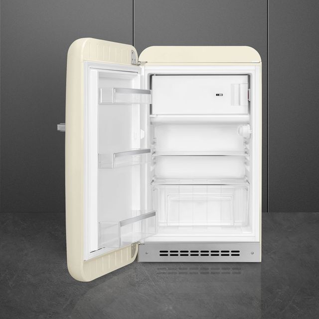 Smeg Retro Style 21" 4.5 Cu. Ft. Cream Compact Refrigerator-2