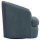 International Furniture Direct Tumbi Blue Swivel Accent Chair-3
