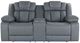 Global Furniture USA U7068 Gray Power Console Reclining Loveseat-1