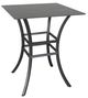 CabanaCoast® Customizable Monaco Stone 36" Outdoor Square Bar Table-4