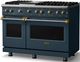 Viking® 5 Series 48" Squall Pro Style Gas (LP) Range with Brushed Brass Trim-2