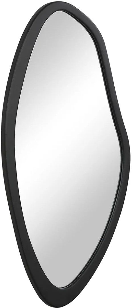 Renwil® Trani Matte Black Accent Mirror-2
