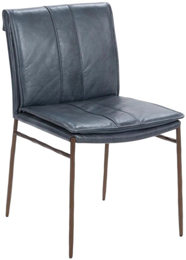 Classic Home Mayer 2-Piece Ocean Blue Dining Chair Set-1