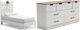 Signature Design by Ashley® Vaibryn 2-Piece White Twin Panel Platform Bed Set-0