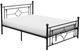 Homelegance® Morris Black Full Metal Rod Platform Bed-0