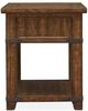 Magnussen Home® Chesterfield Farmhouse Timber Rectangular End Table-3
