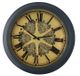 A & B Home Black/Copper/Gold Gear Clock-0
