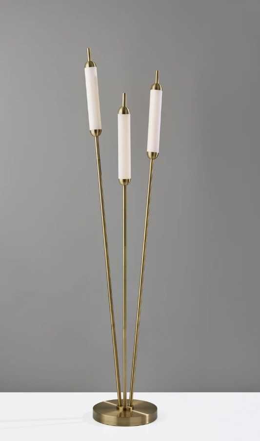Adesso® Pierce Antique Brass LED Floor Lamp-3