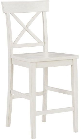 Signature Design by Ashley® Stuven White 40" Counter Stool-0