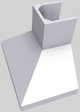 Vent-A-Hood® 36" White Wall Mounted Range Hood-4