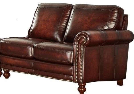 Leather Italia™ Westport Hampton Brown Right Arm Facing Loveseat-0