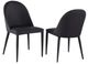 Furniture of America® Lenvik 2-Piece Black Dining Side Chair Set-0